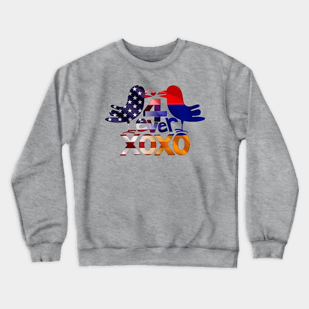 American Armenian Crewneck Sweatshirt by doniainart